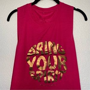 Spiritual Gangster PELOTON muscle tee